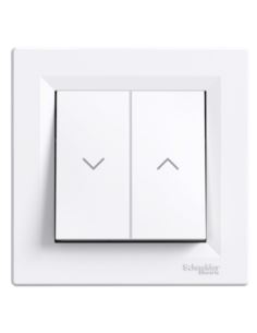 ASFORA Łącznik żaluzjowy biały Schneider