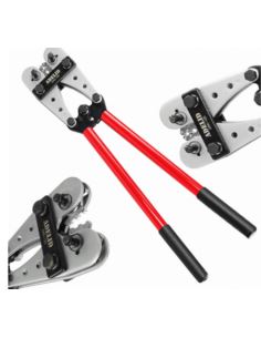 Zaciskarka praska do kabli tulejek końcówek 10-120