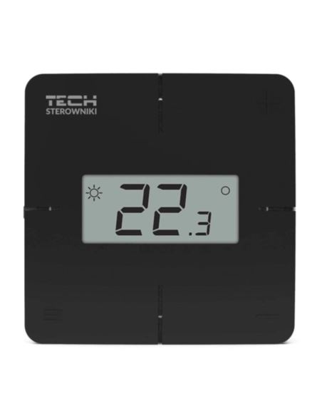 Termostat R-S1 R-X czarny SINUM Tech