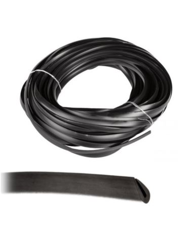 Taśma ochronna OKU 4/2 PCV czarna 25m osłona