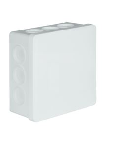 Puszka natynkowa hermetyczna 86x86x40mm IP55 biała