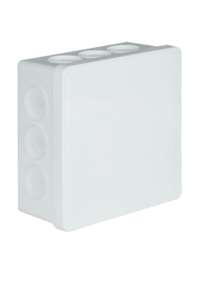 Puszka natynkowa hermetyczna 86x86x40mm IP55 biała