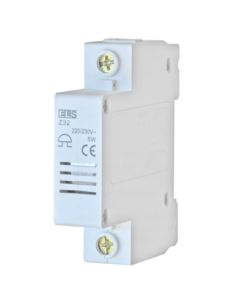 Dzwonek modułowy na szynę 230V AC 80dB IP20 ELS