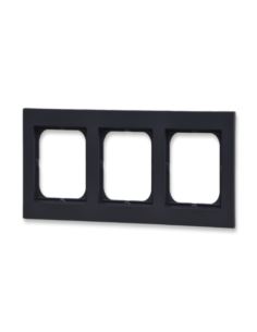 Aria Ramka potrójna czarny metalik