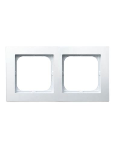AS Ramka podwójna biała OSPEL