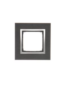 Simon54 Ramka pojedyńcza INOX YIN NATURE-METAL