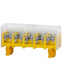 Listwa LZ 5x25mm2 na szynę TH35+ pokrywa