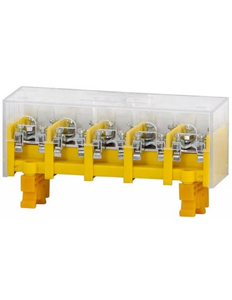 Listwa LZ 5x25mm2 na szynę TH35+ pokrywa