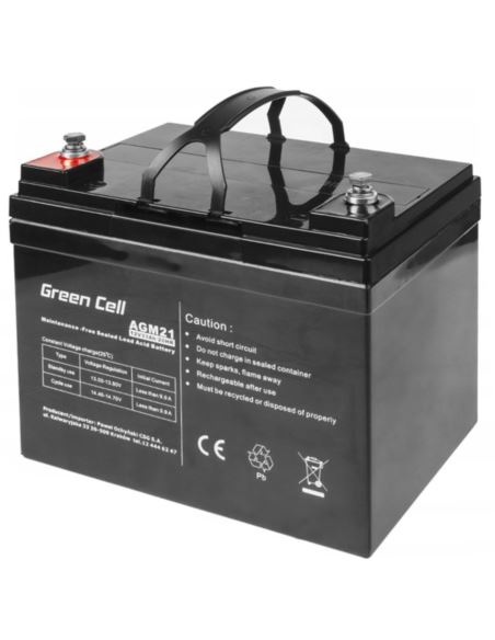 Akumulator AGM VRLA 12V 33Ah Green Cell
