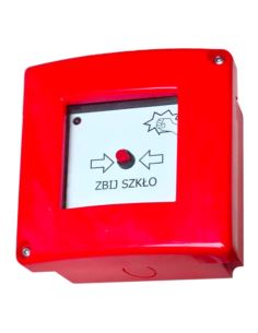 Ręczny przycisk pożarowy bez młoteczka