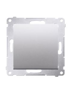 Simon54 Łącznik jednobiegunowy srebrny mat