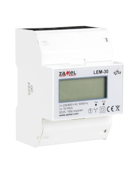 Licznik energii LEM-30 3-faz. 100A