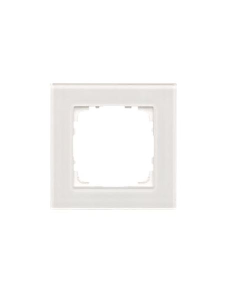 Simon55 Ramka pojedyńcza szkło classic białe