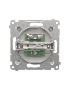 Simon54 Gniazdo antenowe TV końcowe srebrny mat 2