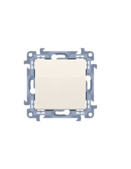 Simon10 Łącznik jednobiegunowy 10AX IP20 kremowy