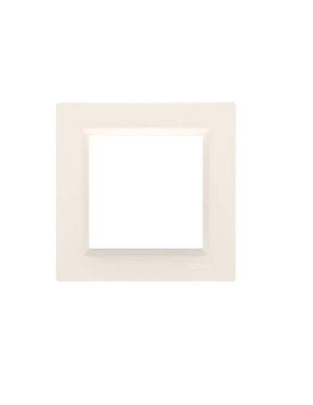 Simon10 Ramka pojedyńcza kremowa