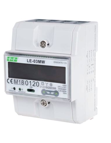 Licznik energii elektrycznej LE-03MW 3F dwukierunk
