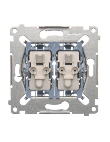 Simon54 Mechanizm Łącznik schodowy podwój.podświet