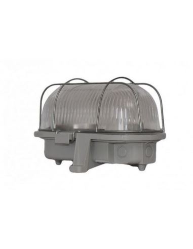 Oprawa OWAL 60W siatka metalowa