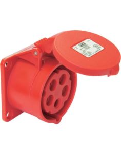Gniazdo tablicowe proste 16A 5P 6h IP44