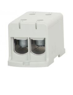 Złączka LZ 2x240/2x240mm2 szara na szynę TH35