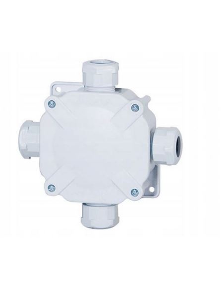 Puszka hermetyczna z zaciskami szara 27P 5x6mm2