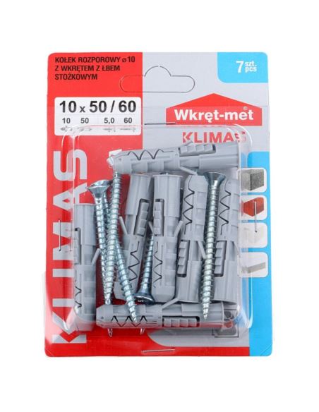 Kołek rozporowy 10x60 trój.rozpo. (7 szt)