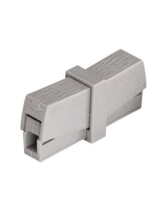224-201 Złączka 2x0,5-2,5mm2 jasnoszara
