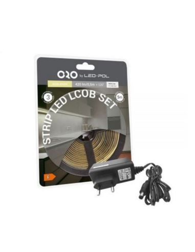 Taśma LED ORO STRIP 17,5W/5m 12V DW LCOB SET IP20
