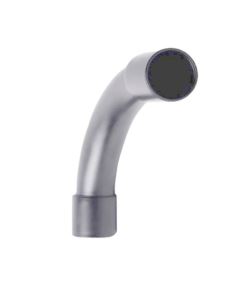 Kolanko sztywne dwukielichowe ZKL-32 szare