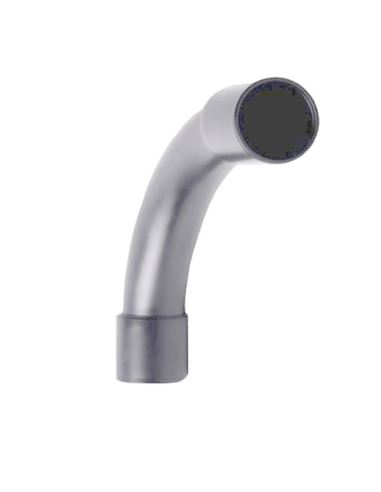 Kolanko sztywne dwukielichowe ZKL-32 szare