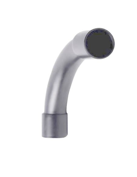 Kolanko sztywne dwukielichowe ZKL-32 szare