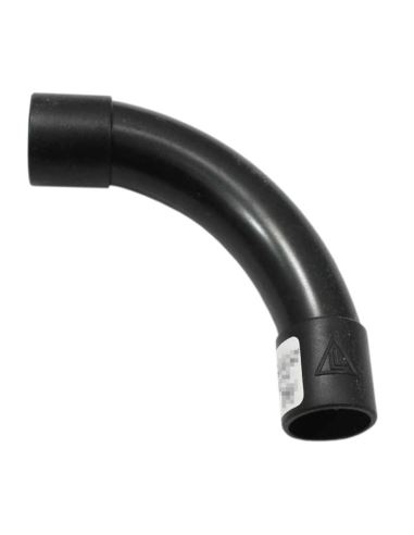 Kolanko sztywne dwukielichowe ZKK-28 czarne