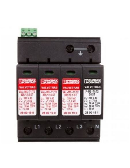 Ogranicznik Przep.AC VAL-MS 335/12,5/3+1 T1/T2 FM