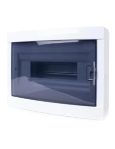 Rozdzielnica natynkowa 12M szyna TH35 czarna IP30