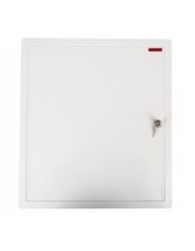 Drzwiczki rewizyjne 45/45 białe z zamkiem