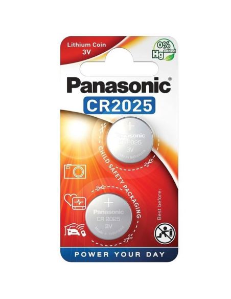 Bateria litowa CR2025 PANASONIC (2 szt.)