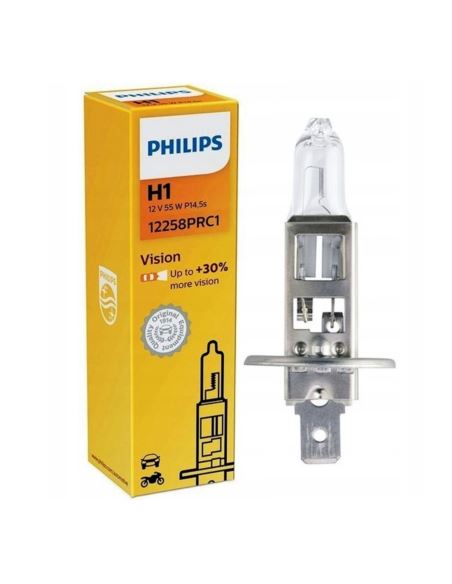 Żarówka samochodowa H1 Philips 12V 55W P14,5s +30