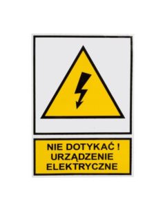 Naklejka ostrzegawcza TZO N.D.U.E. 105X148S