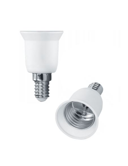 Adapter żarówki E27 do gniazda E14 przejście