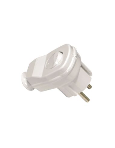 Wtyczka kątowa 2P+Z z wyłącznikiem