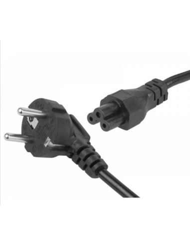 Kabel zasilający 3PIN koniczynka 1,8m z wtyczką