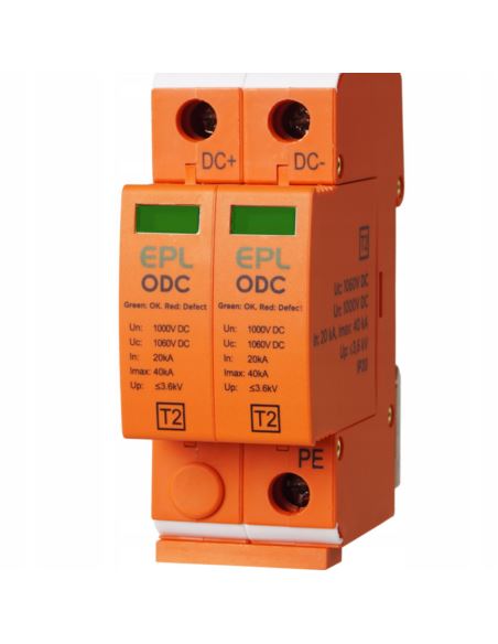 Ogranicznik przepięć DC 2P 1000V APV-OPS-2P-T1+T2