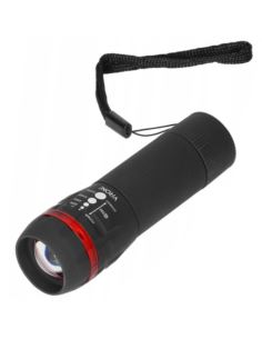 Latarka LED 1W z zoomem, 60lm 3xAAA