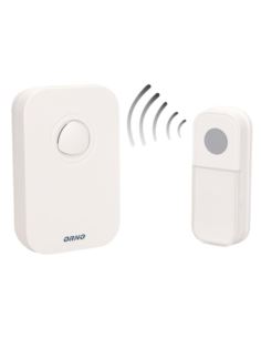 Dzwonek Fado DC bateryjny biały IP44 80m