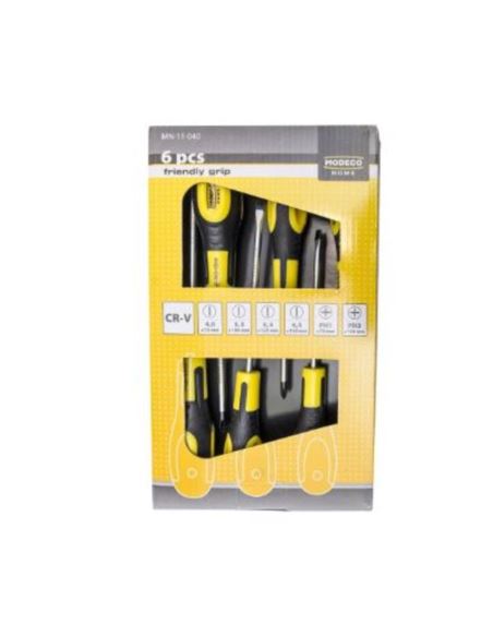 Zestaw wkrętaków friendly grip 6-cz