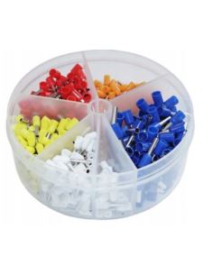 Zestaw końcówek tulejkowych izol. 0,5mm2- 2,5mm2