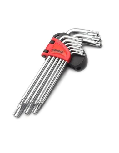 Zestaw 9 szt. kluczy torx  WT-09-TOK PRO