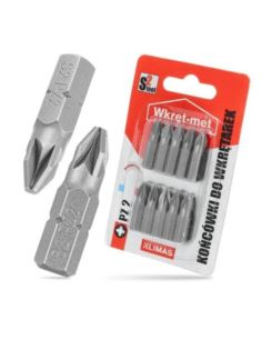 Końcówki do wkrętarki magnetyczne PZ 2x25 10 szt