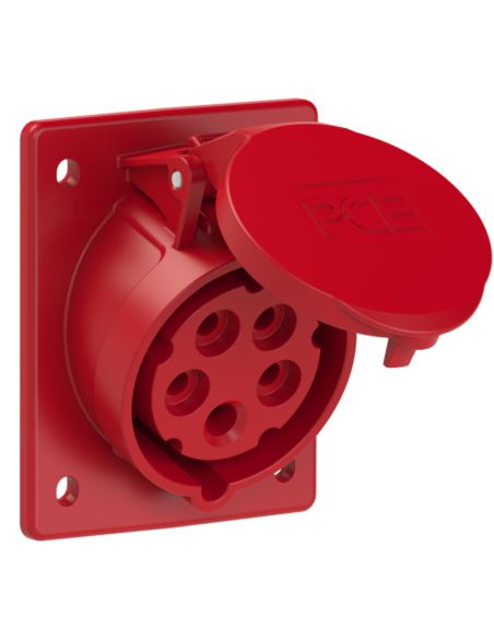 Gniazdo tablicowe skośne 63A 5P IP67